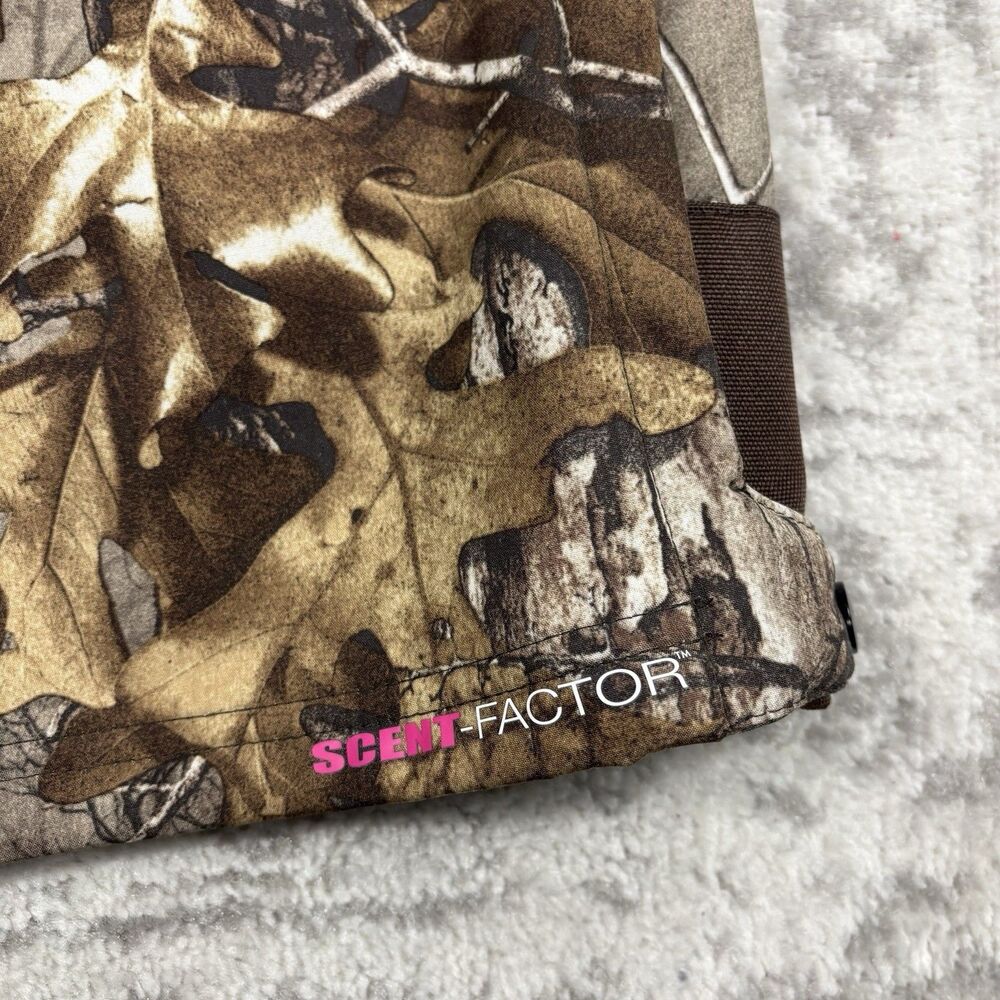 REALTREE Xtra Softshell Camo Hunting Pants Scent Factor Fleece Lined Women's XL - Picture 5 of 6